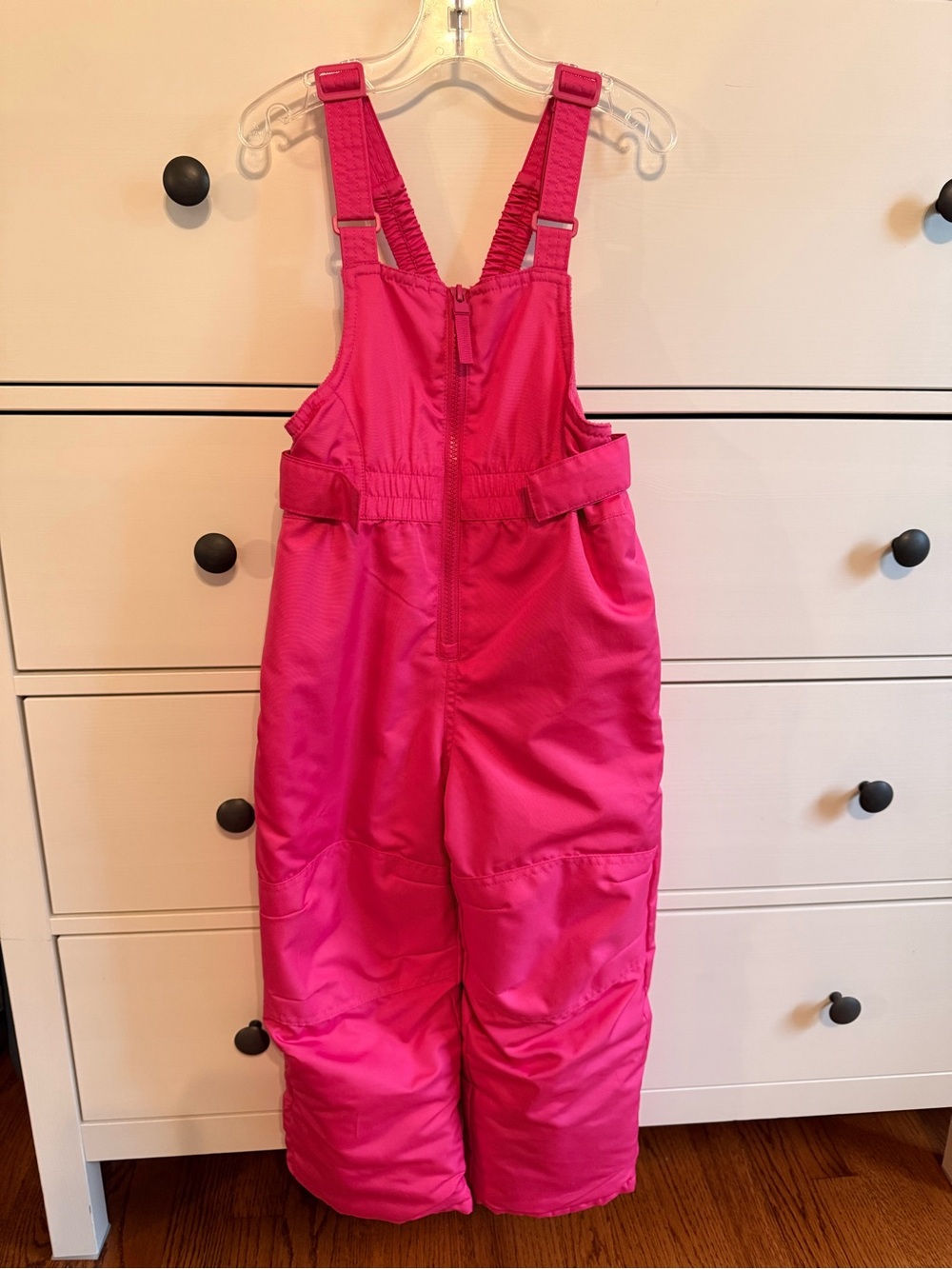Cat & Jack Bright Pink Insulated Snow Overalls